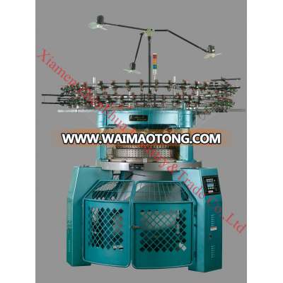 Knitted Fabrics High Speed Double Jersey Circular Knitting Machine